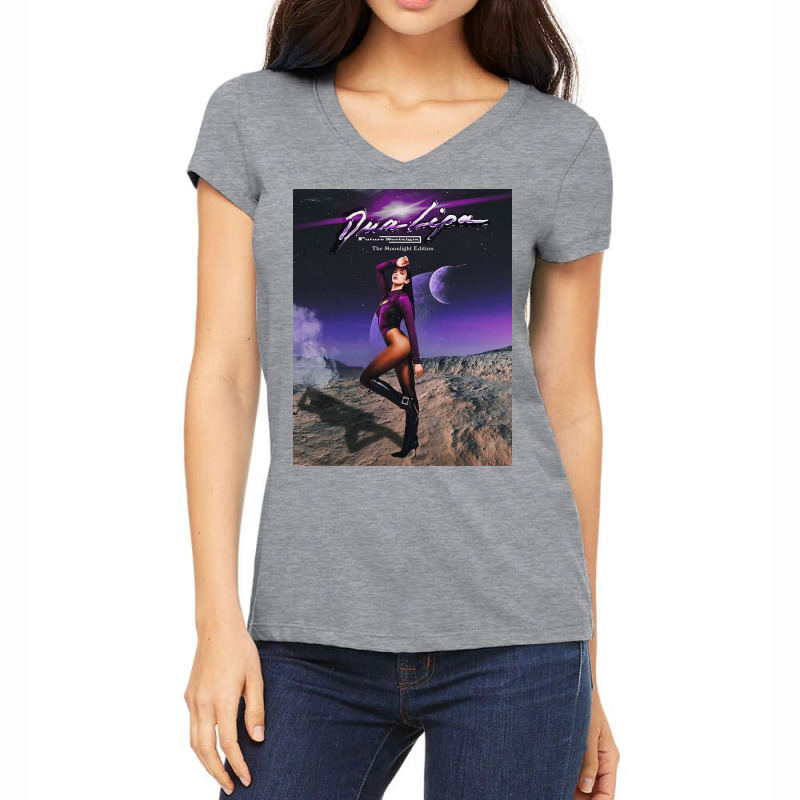 Dua Future Nonstalgia The Moonlight Edition Women's V-Neck T-Shirt by annaponder | Artistshot