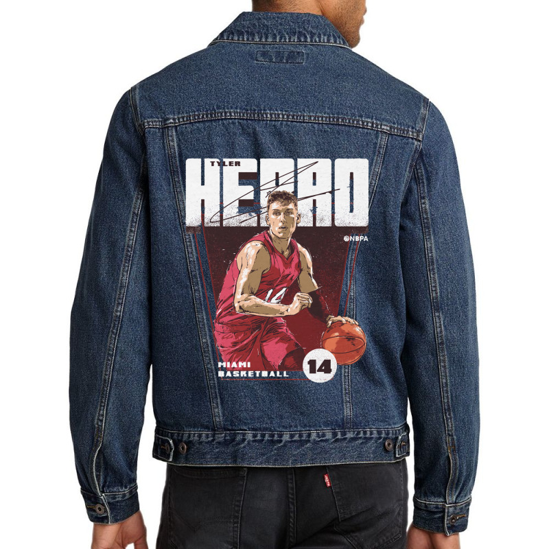 Tyler Herro Premiere Men Denim Jacket by kr205 | Artistshot