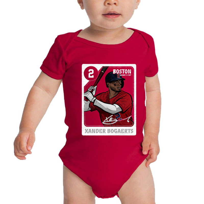 Xander Bogaerts Card Baby Bodysuit by kr205 | Artistshot