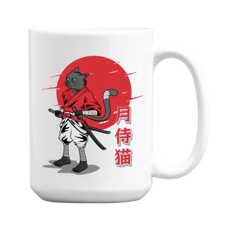 Cat Samurai 15 Oz Coffee Mug | Artistshot