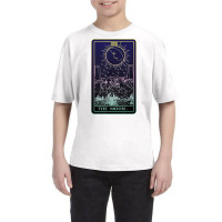 The Moon Tarot Card Witch Aesthetic Witchy Major Arcana T Shirt Youth Tee | Artistshot