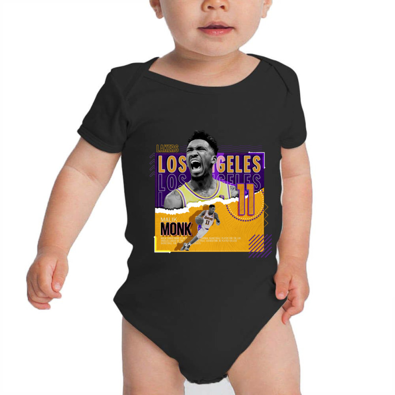 Malik Monk Basketball Baby Bodysuit by grahamlauren | Artistshot