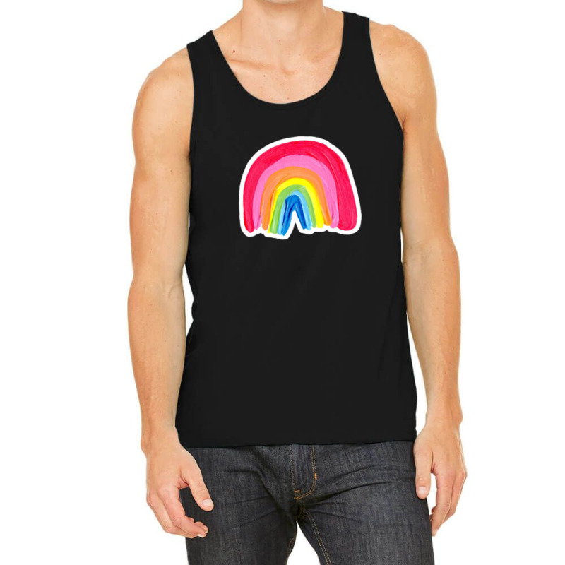 Abstract Rainbow Arcs Kraft 60983945 Tank Top by vebian33 | Artistshot