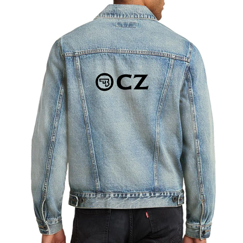 Best Of The Best Cz Pistol Black Design Men Denim Jacket | Artistshot