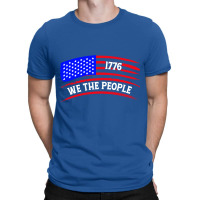 Patriotic We The People Vintage Usa Flag 1776 T-shirt | Artistshot