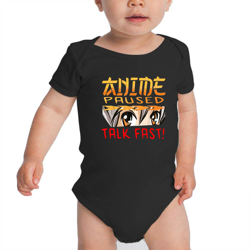 Eyes Anime Paused Talk Fast Anime Baby Bodysuit | Artistshot