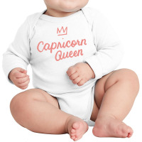 Capricorn Queen Born In December January Birthday Gift Pullover Hoodie Long Sleeve Baby Bodysuit | Artistshot