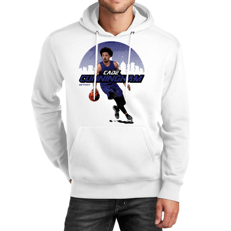 Cade Cunningham Skyline Unisex Hoodie by kr205 | Artistshot