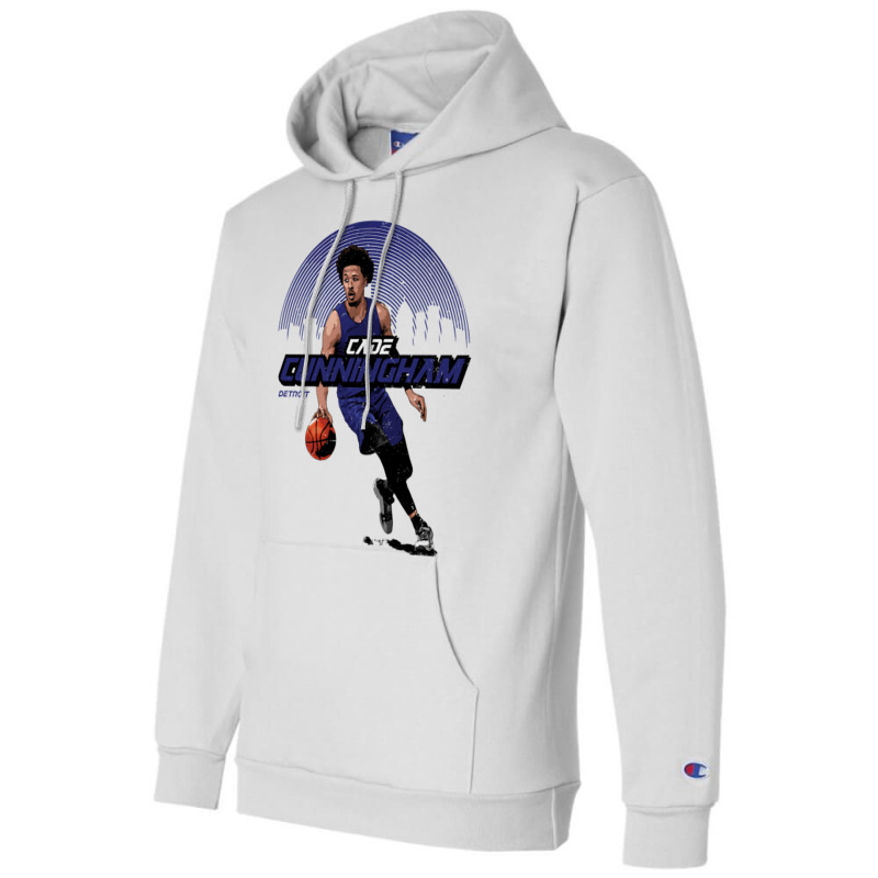 Cade Cunningham Skyline Champion Hoodie by kr205 | Artistshot