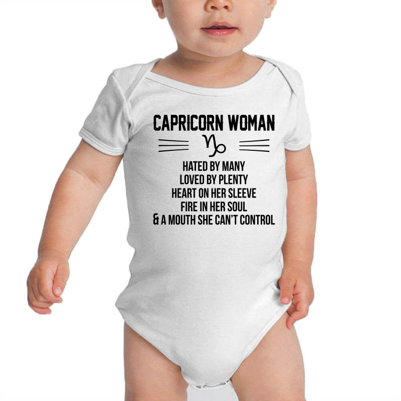 Capricorn Woman Baby Bodysuit | Artistshot