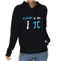 Be Rational Get Real Funny Math Joke Statistics Pun Pullover Lightweight Hoodie | Artistshot