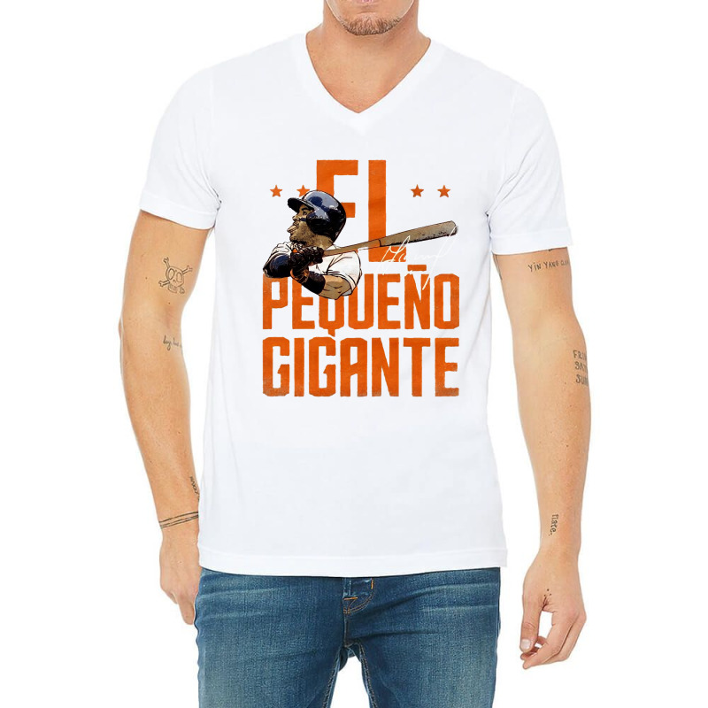 El Pequeno Gigante V-Neck Tee by kr205 | Artistshot