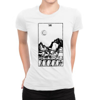 Tarot Card  8 Of Cups  Eight Of Cups  Tarot T Shirt Ladies Fitted T-shirt | Artistshot