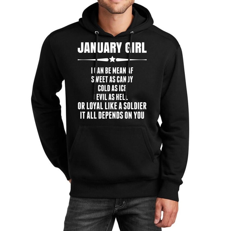 Super January Girl Unisex Hoodie | Artistshot