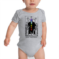 Tarot Card The Emperor Chakras Vintage Retro Major Arcana T Shirt Baby Bodysuit | Artistshot