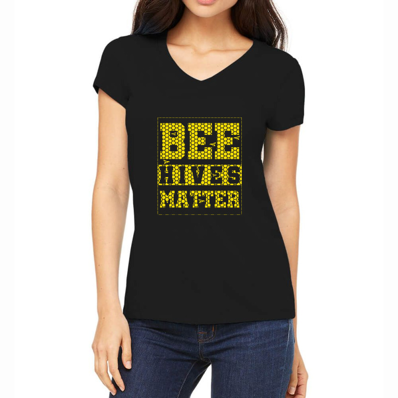 Bee Keeper Bee Hives Matter Women's V-neck T-shirt | Artistshot