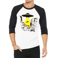 Ufo Abduction 3/4 Sleeve Shirt | Artistshot