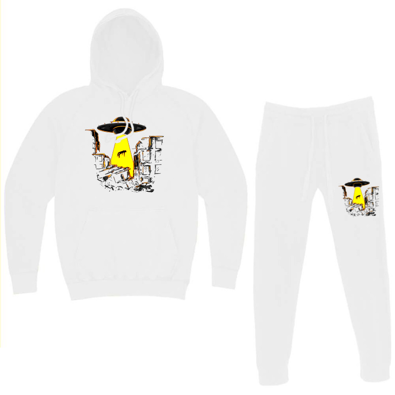 Ufo Abduction Hoodie & Jogger Set | Artistshot