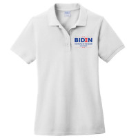 Biden The People Of This Nation Have Spoken Ladies Polo Shirt | Artistshot