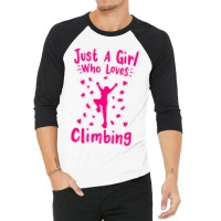 Wall Climbing Rock Climbing 3/4 Sleeve Shirt | Artistshot