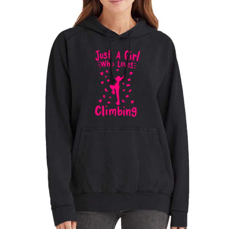 Wall Climbing Rock Climbing Vintage Hoodie | Artistshot