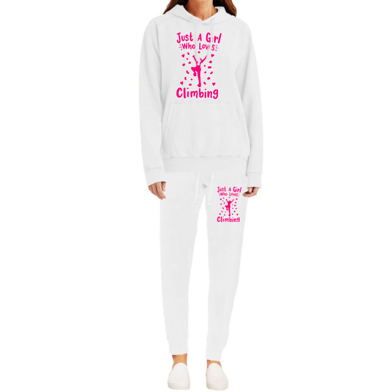 Wall Climbing Rock Climbing Hoodie & Jogger Set | Artistshot