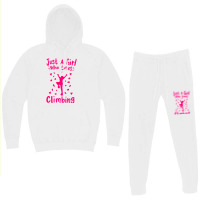 Wall Climbing Rock Climbing Hoodie & Jogger Set | Artistshot