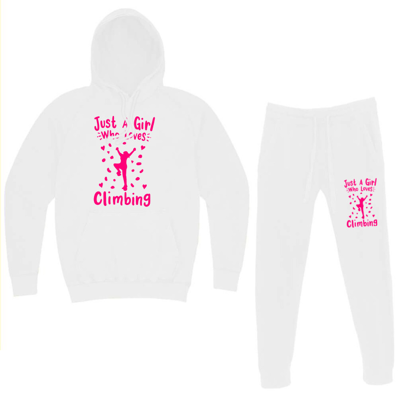 Wall Climbing Rock Climbing Hoodie & Jogger Set | Artistshot