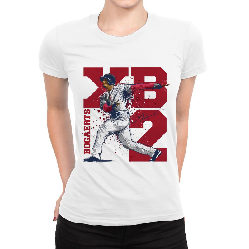 Xander Bogaerts Xb2 Ladies Fitted T-Shirt by kr205 | Artistshot