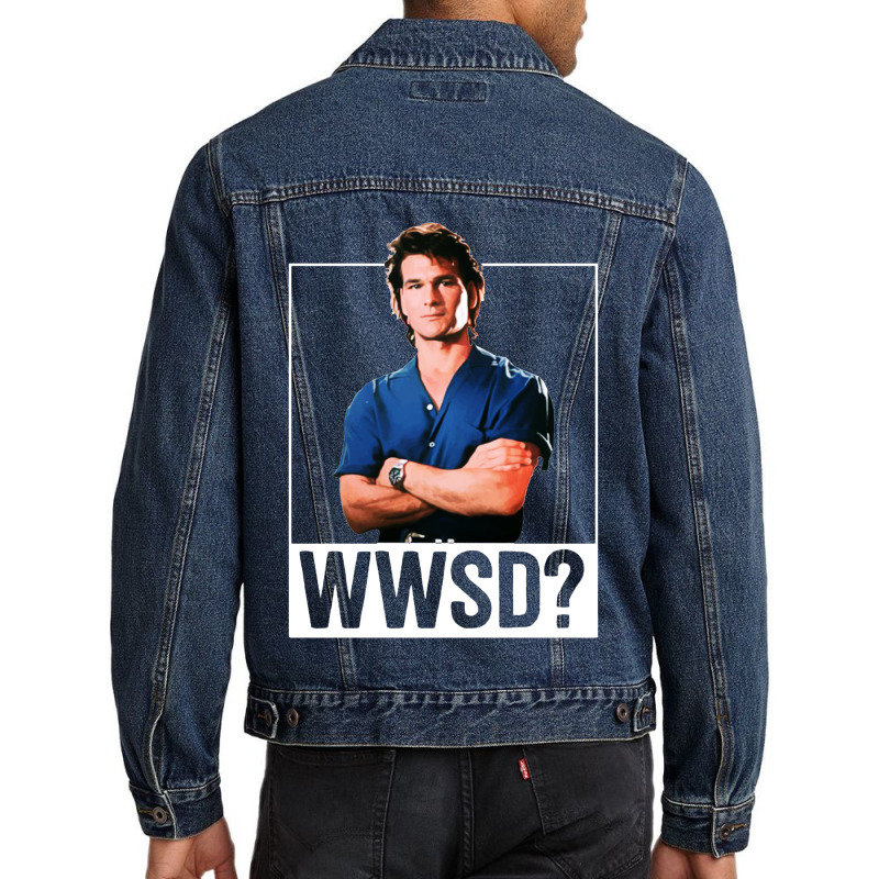 What Would Do Men Denim Jacket | Artistshot