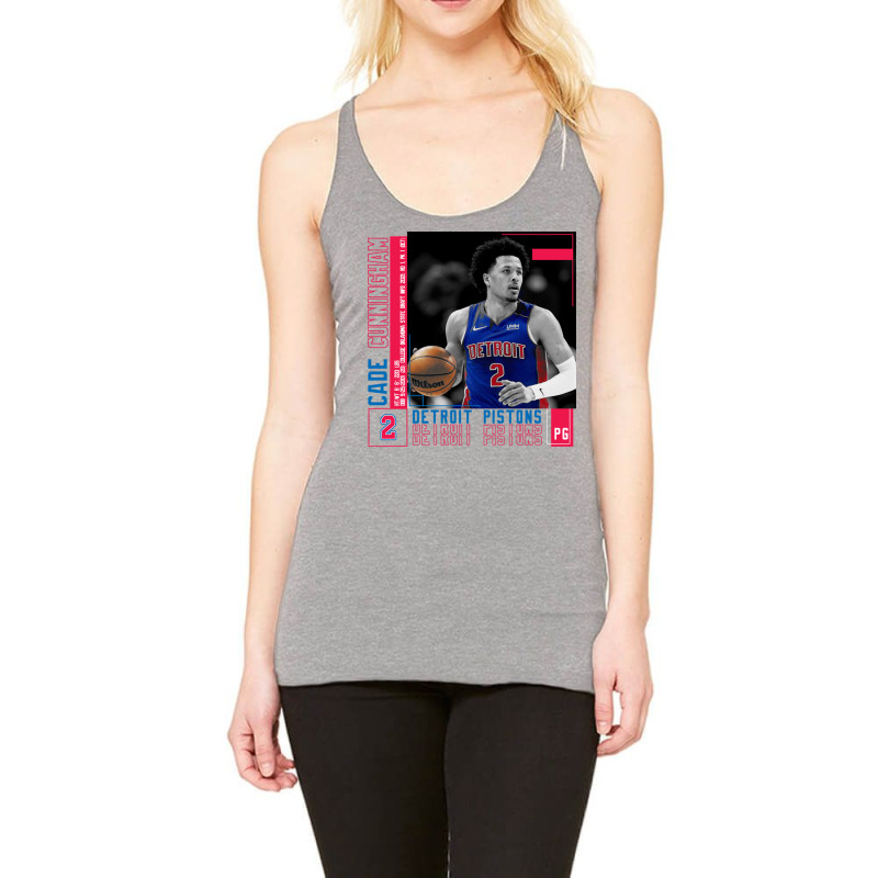 Cade Cunningham Basketball Racerback Tank by grahamlauren | Artistshot