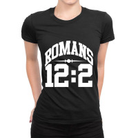 Christerest Romans 122 Renew Your Mind Christian Ladies Fitted T-shirt | Artistshot