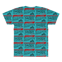 This Daddy Loves Motorcycles All Over Men's T-shirt | Artistshot