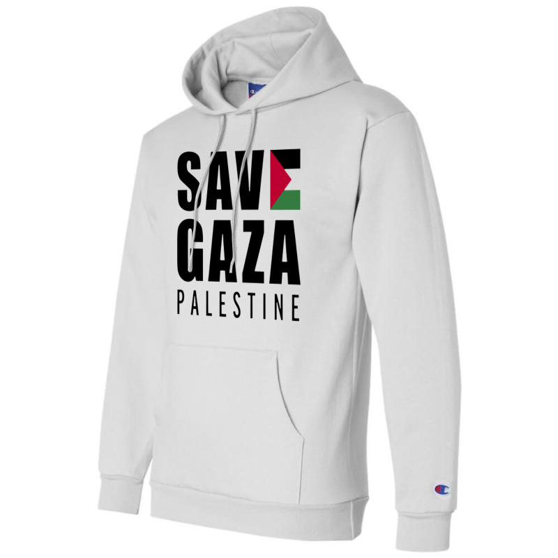 Save Gaza Quote Champion Hoodie by atereabag | Artistshot