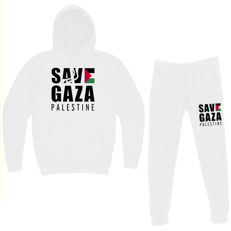 Save Gaza Quote Hoodie & Jogger set by atereabag | Artistshot