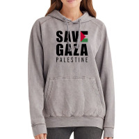 Save Gaza Quote Vintage Hoodie | Artistshot