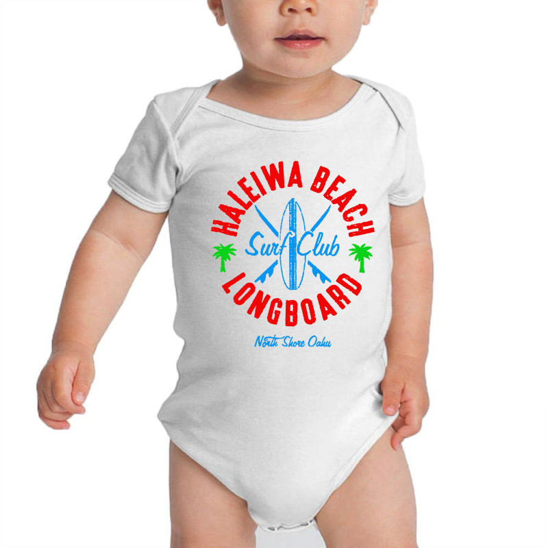 North Shore Haleiwa Surf Shop Baby Bodysuit | Artistshot