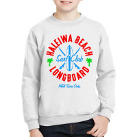 North Shore Haleiwa Surf Shop Youth Sweatshirt | Artistshot