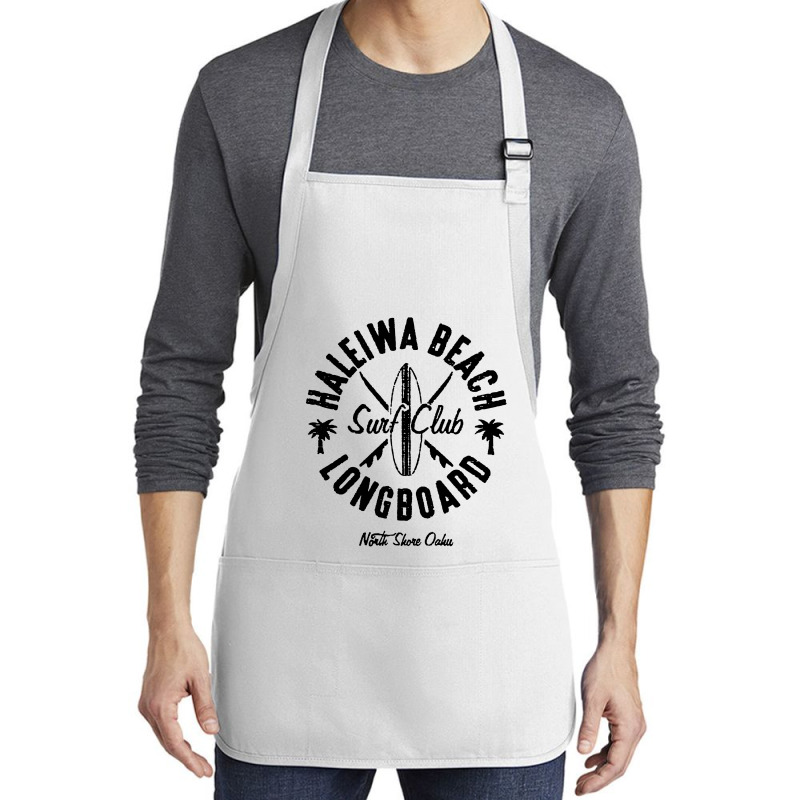 North Shore Haleiwa Surf Shop Medium-length Apron | Artistshot