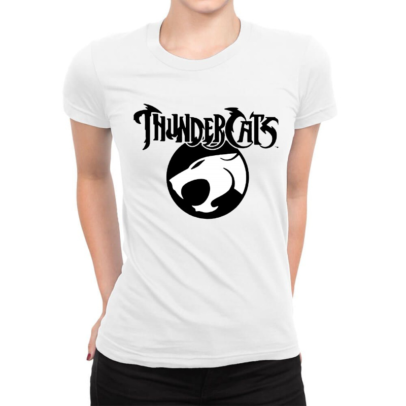 Thunder Ladies Fitted T-Shirt by atereabag | Artistshot