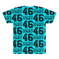 46th Birthday Life Begins At 46 All Over Men's T-shirt | Artistshot