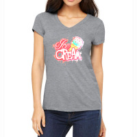 Ice Cream Women's V-neck T-shirt | Artistshot