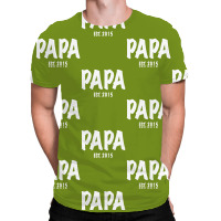 Papa Est. 2015 W All Over Men's T-shirt | Artistshot