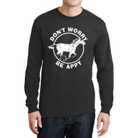 Don T Worry Be Appy  Nickerstickers Leopard Appaloosa Horse Long Sleeve Shirts | Artistshot