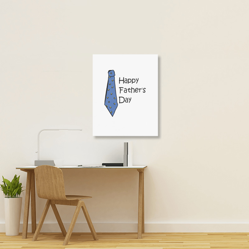 Happy Father's Day Portrait Canvas Print | Artistshot