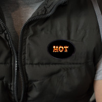 Message Hot 3dtext Provocative Messages Oval Patch | Artistshot