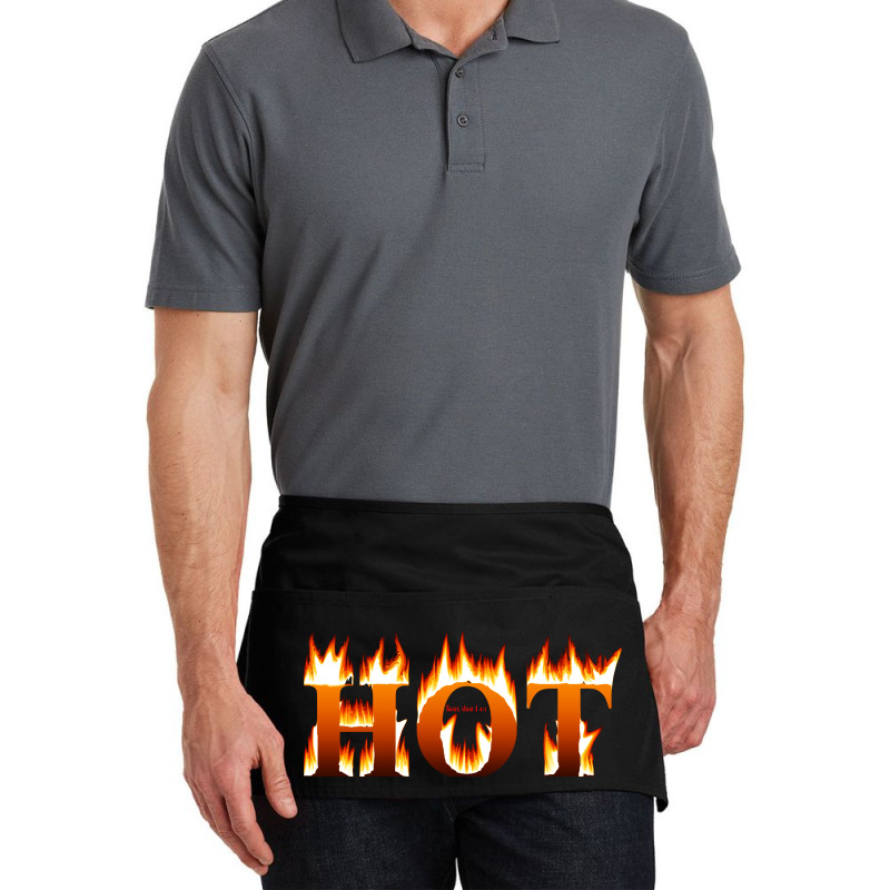 Message Hot 3dtext Provocative Messages Waist Apron | Artistshot