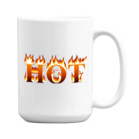 Message Hot 3dtext Provocative Messages 15 Oz Coffee Mug | Artistshot