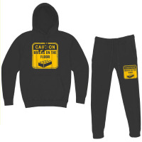 Caution Bricks On Floor Master Builder Building Blocks Hoodie & Jogger Set | Artistshot