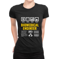 Biomedical Engineer Facts Label Biomedical Engineering Ladies Fitted T-shirt | Artistshot